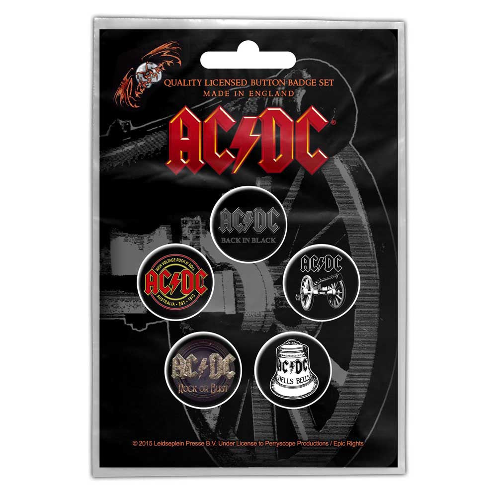 For Those About To Rock Button Badge Pack | AC/DC