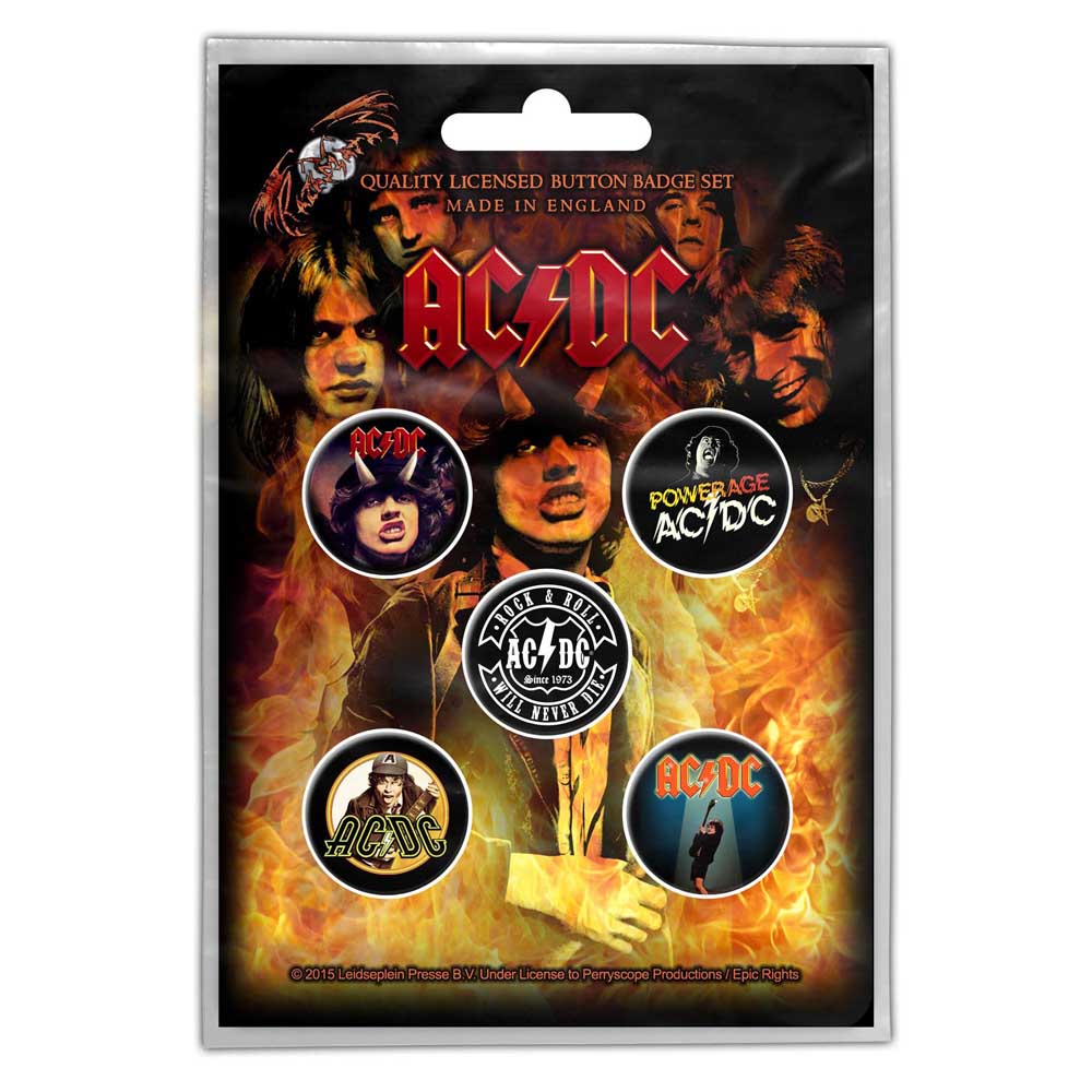 Highway to Hell Button Badge Pack | AC/DC