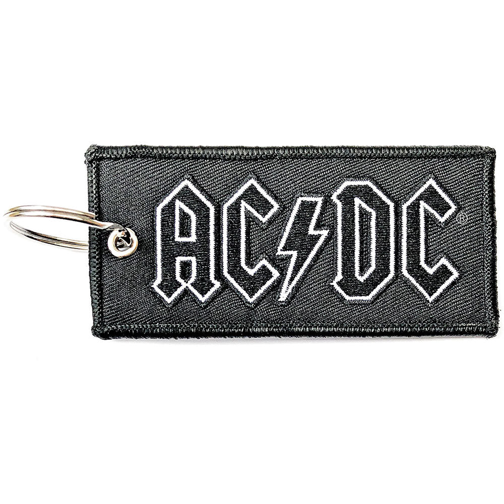 Logo (Double Sided Patch) Keychain | AC/DC
