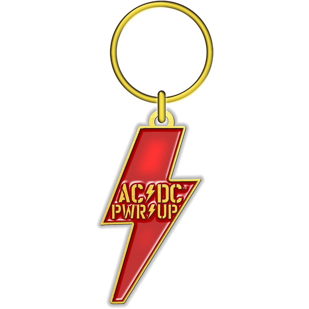 PWR-UP (Die-Cast Relief) Keychain | AC/DC