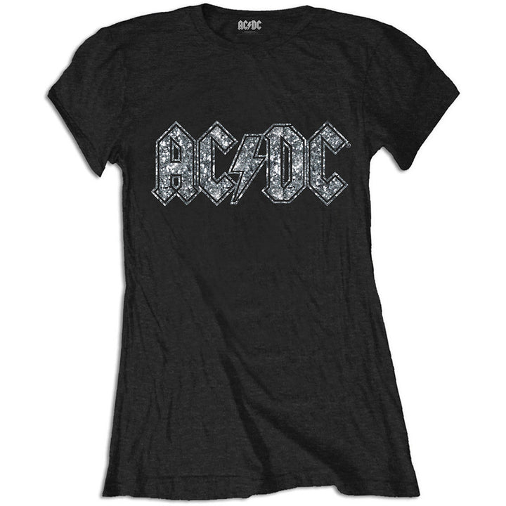 Logo Ladies Embellished T-Shirt | AC/DC