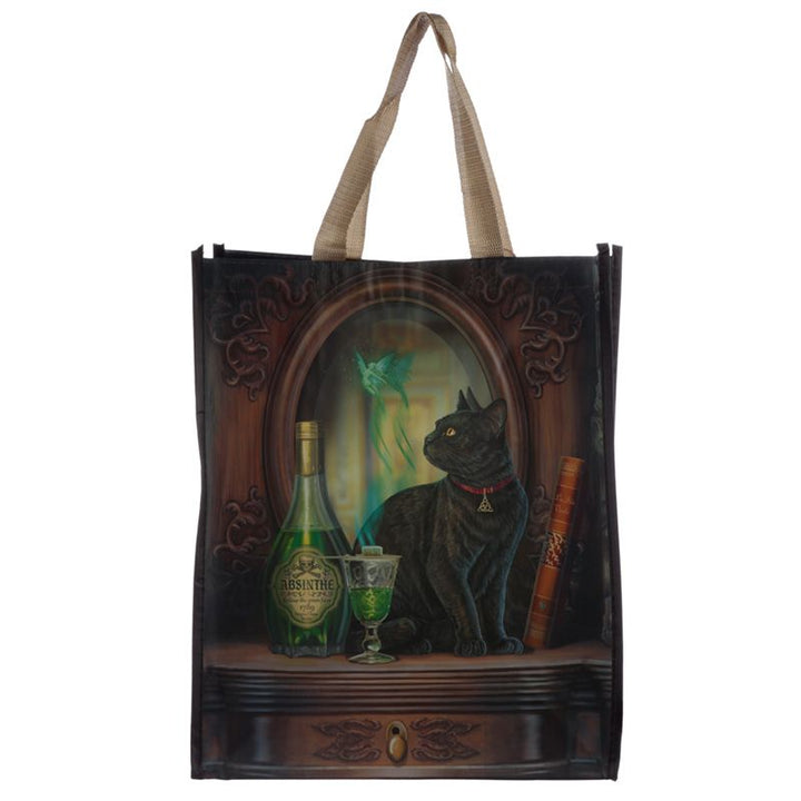 absinthe reusable shopping bag by lisa parker