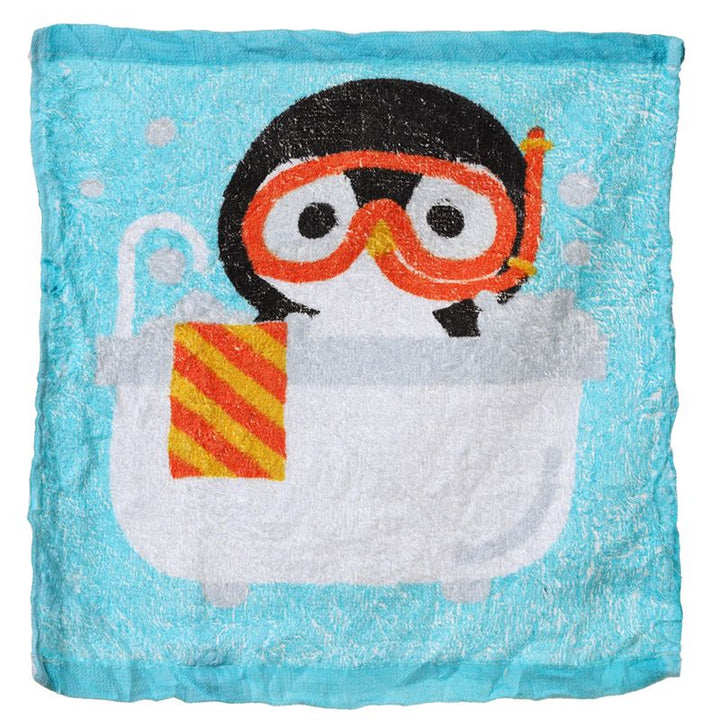 adoramals duck and penguin compressed travel towel