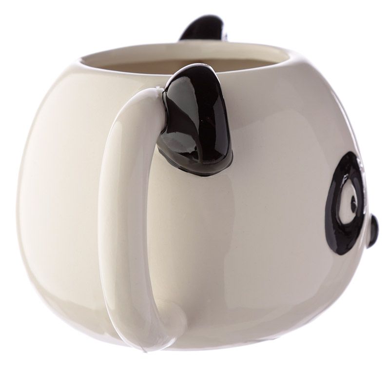 adoramals panda head ceramic shaped mug