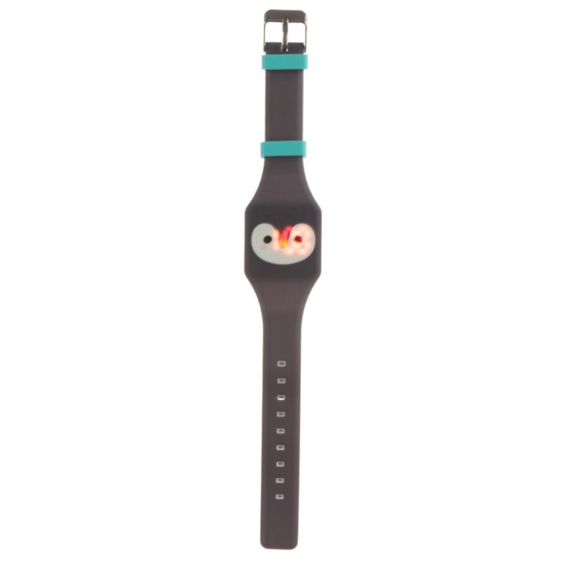adoramals panda and penguin silicone digital watch