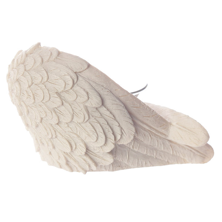angel wings glass votive holder