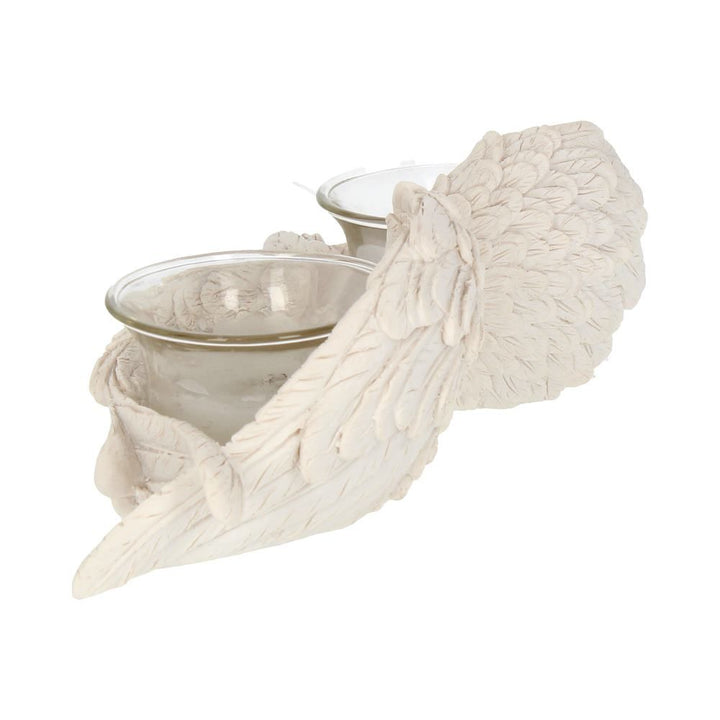 angel wings tealights (set of 2)