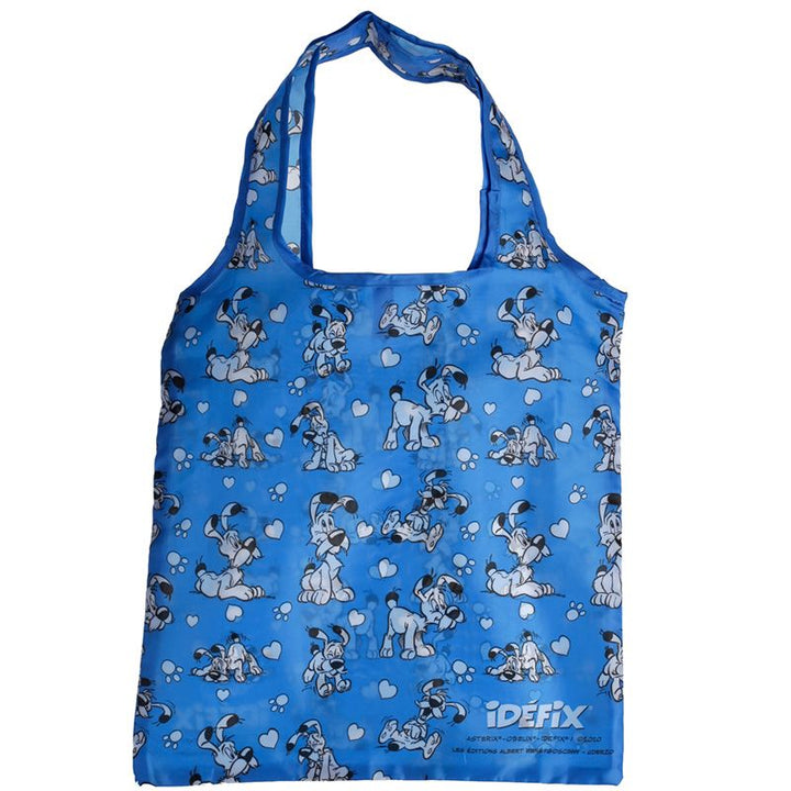 asterix - idefix (dogmatix) foldable reusable shopping bag