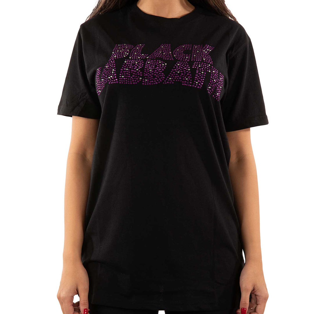Wavy Logo (Diamante) Unisex T-Shirt | Black Sabbath