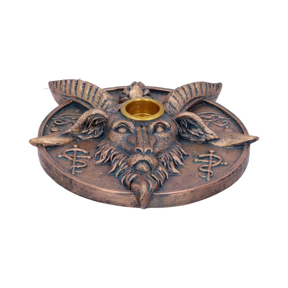 baphomet's prayer incense and candle holder
