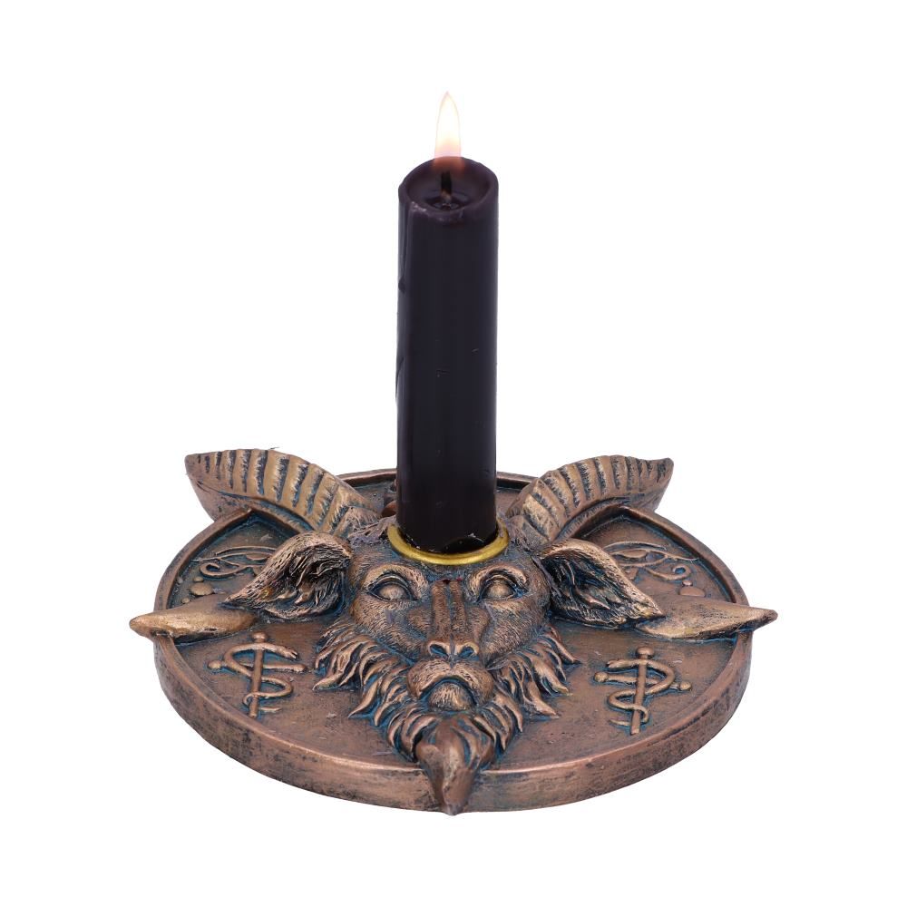 baphomet's prayer incense and candle holder