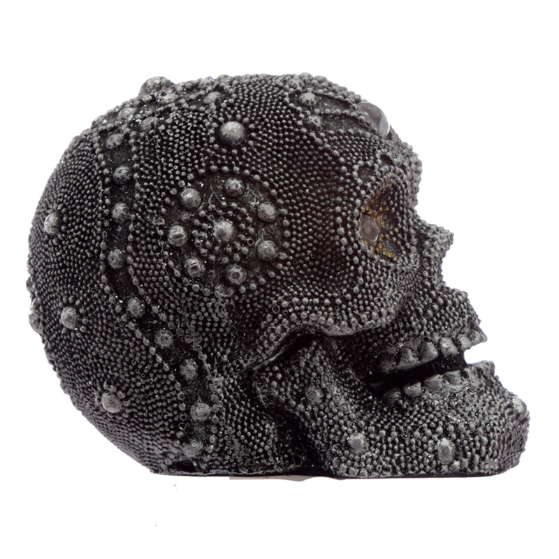 beaded skull ornament (small)