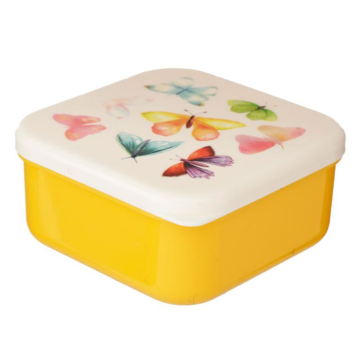 butterfly house reusable bpa free plastic lunch boxes (set of 3)