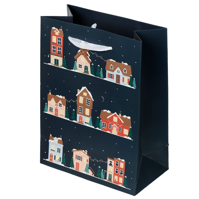 Christmas Village Gift Bag - Medium