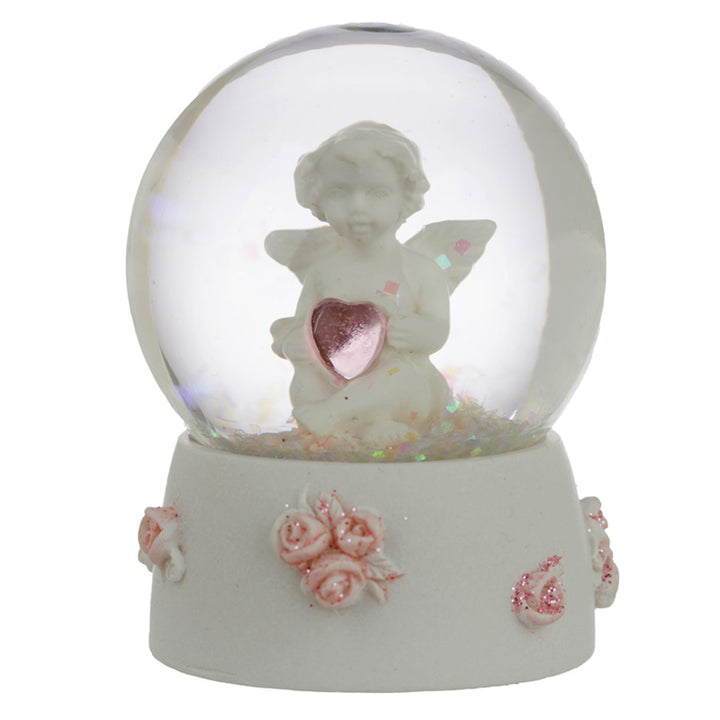 peace of heaven cherub - sweet dreams snow globe
