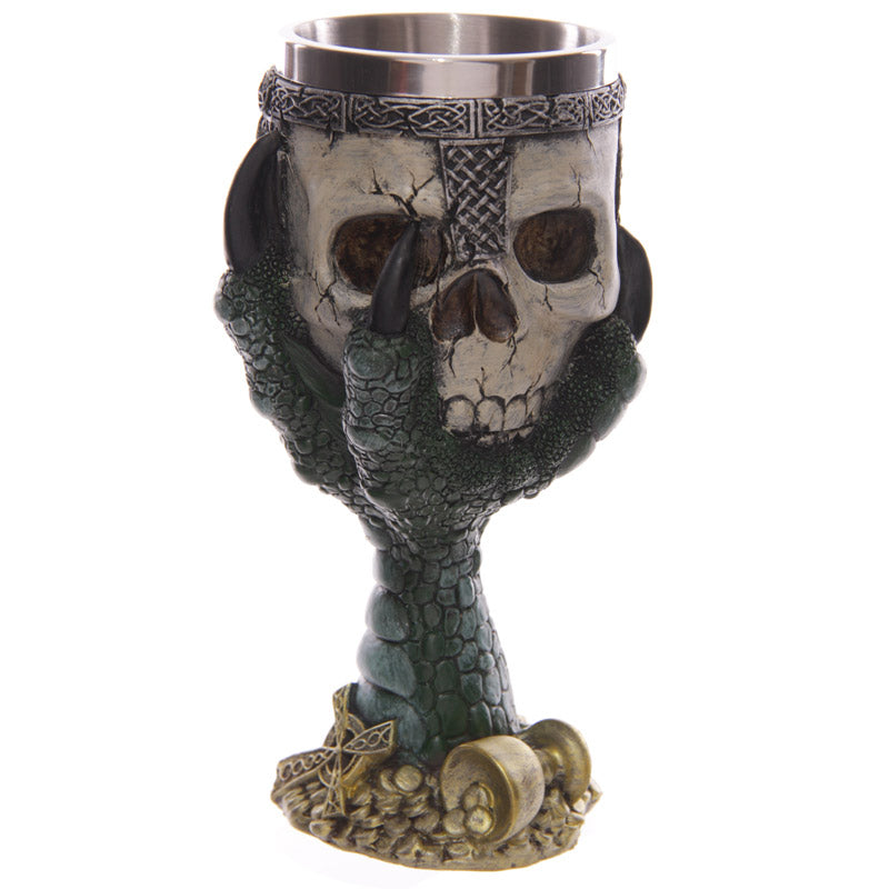 dragons claw and skull goblet