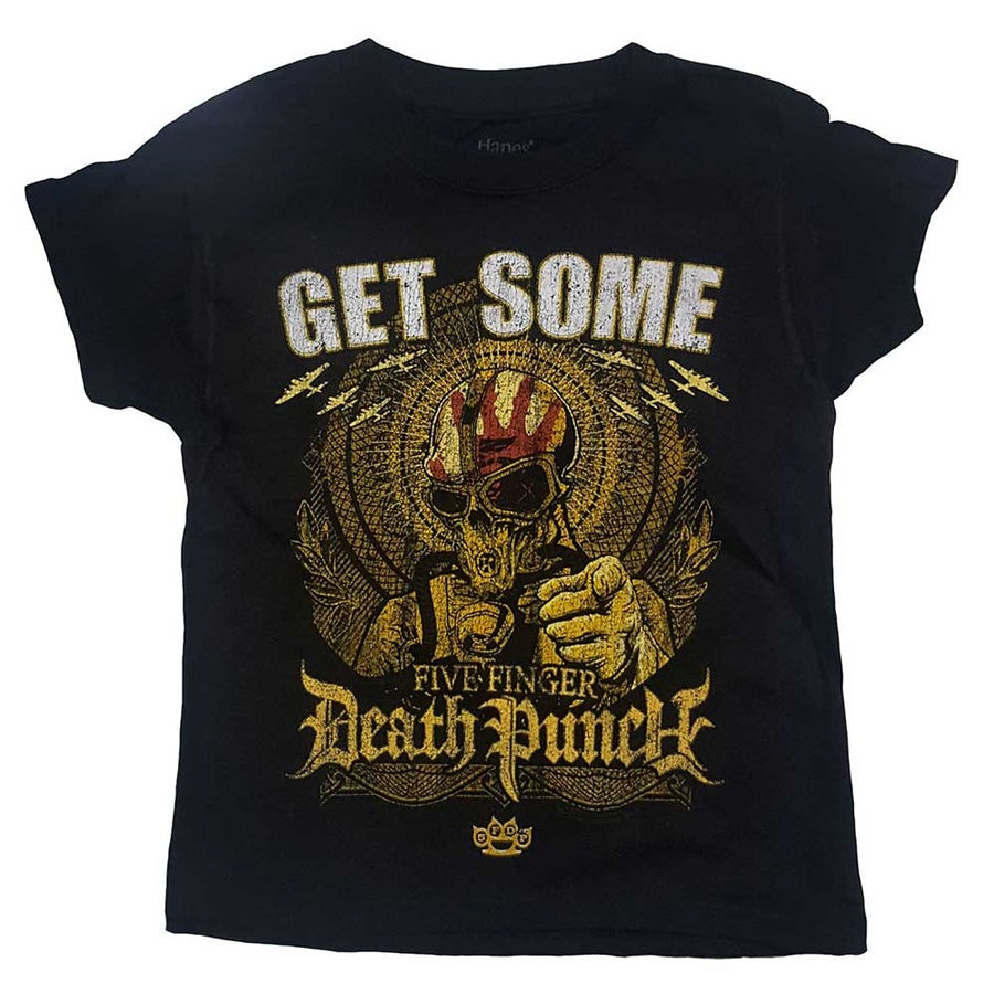 five finger death punch - kids t-shirt (get some)
