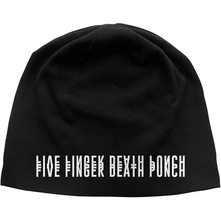 five finger death punch - unisex beanie hat (and justice for none logo)