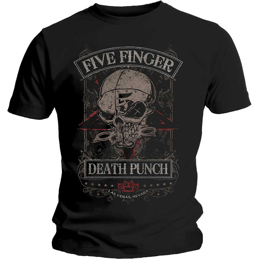 five finger death punch - unisex t-shirt (wicked)