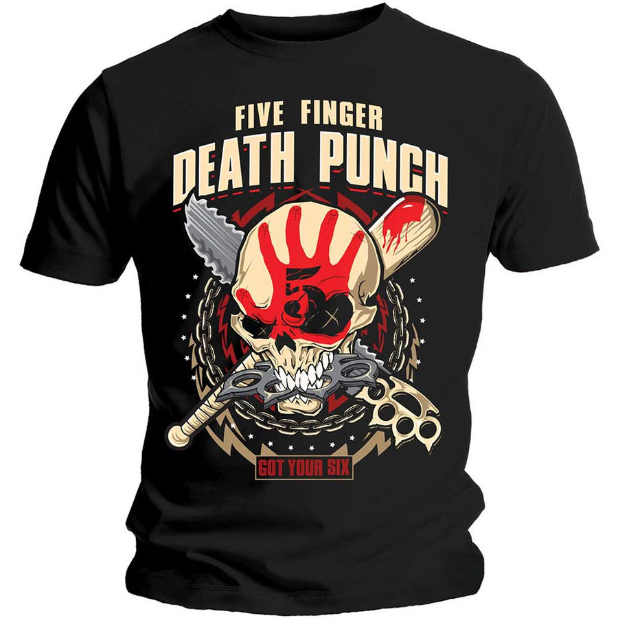 five finger death punch - unisex t-shirt (zombie kill)