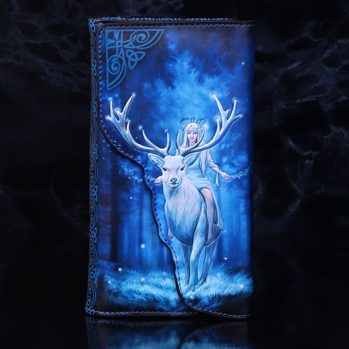 fantasy forest embossed purse by anne stokes