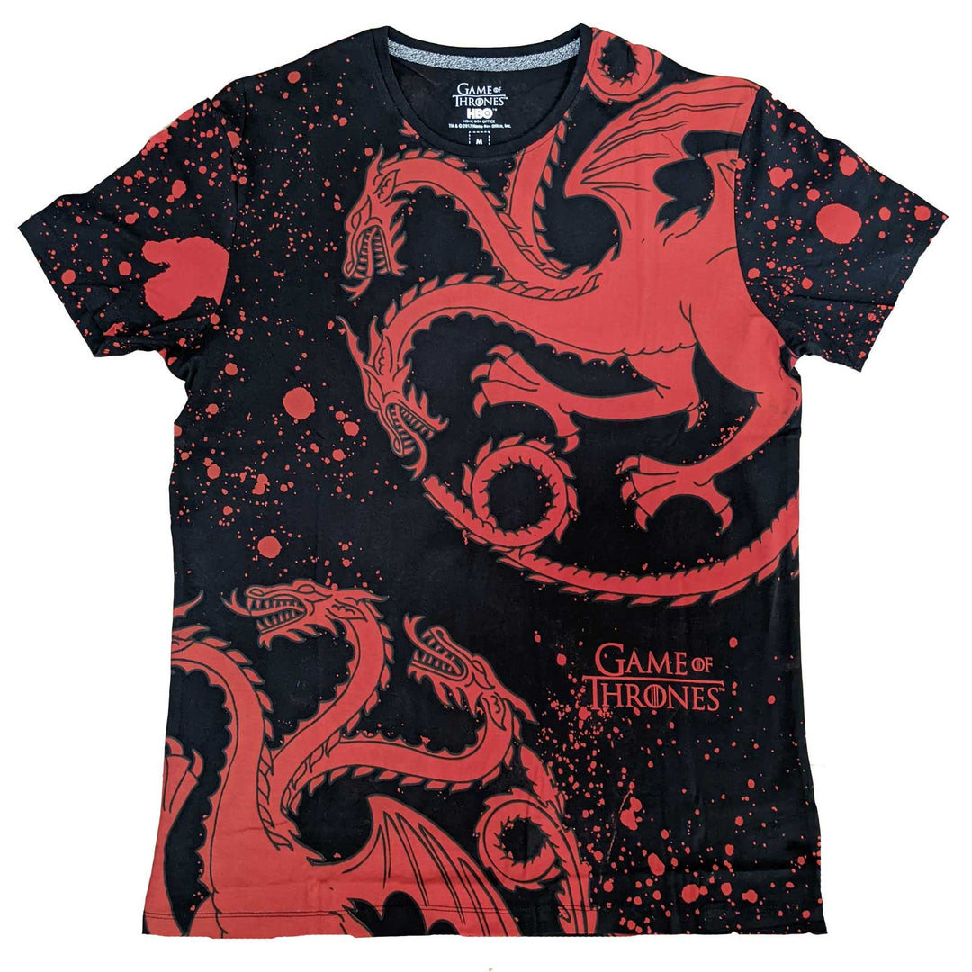 House Targaryen Dragon (All Over Print) Unisex T-Shirt | Game Of Thrones