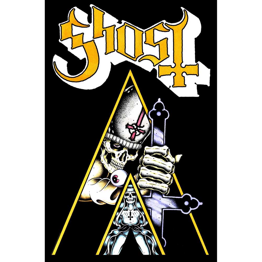 ghost - textile poster (clockwork ghost)