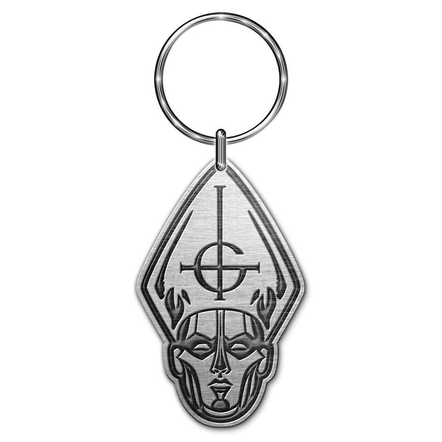 ghost - keychain (papa head die-cast relief)