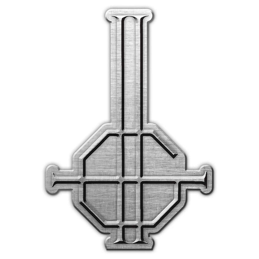 ghost - pin badge (grucifix)