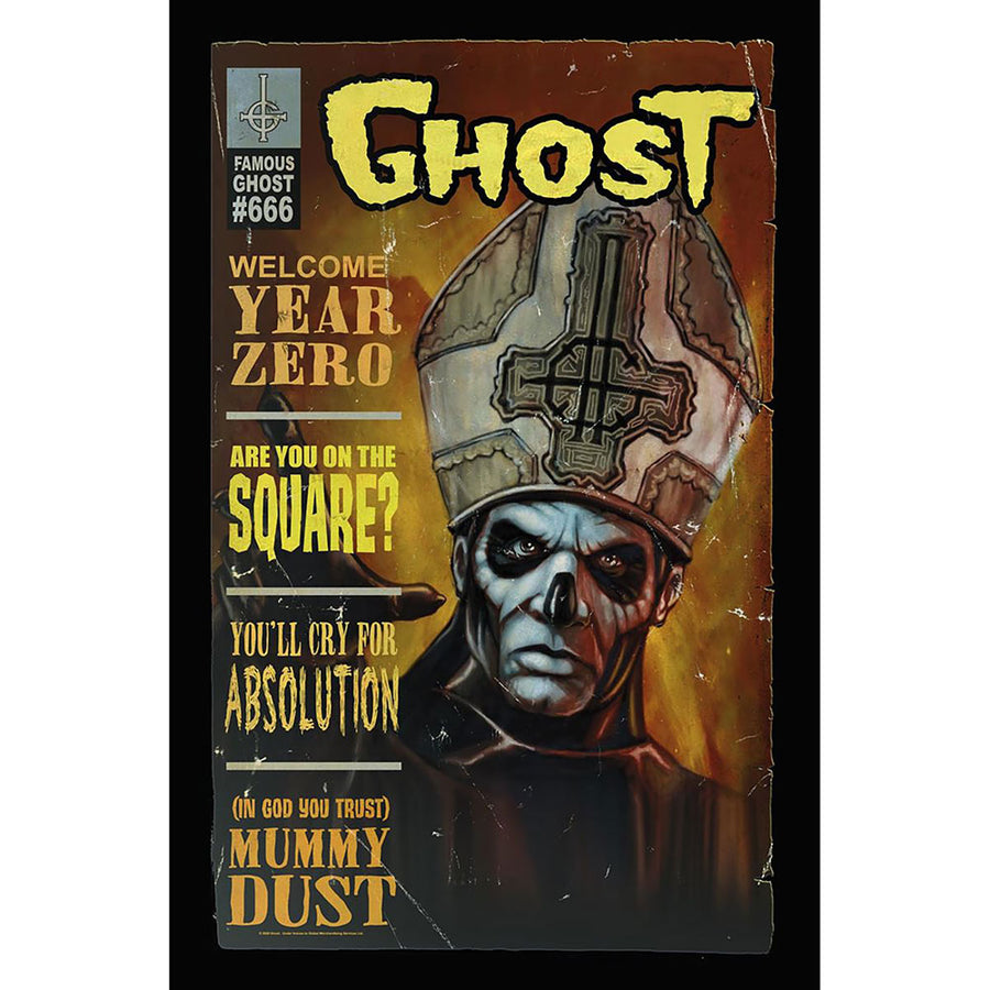 ghost - textile poster (magazine)