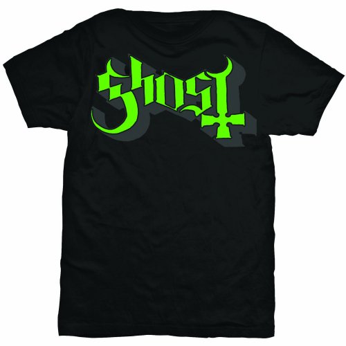 ghost - unisex t-shirt (green/grey keyline logo)