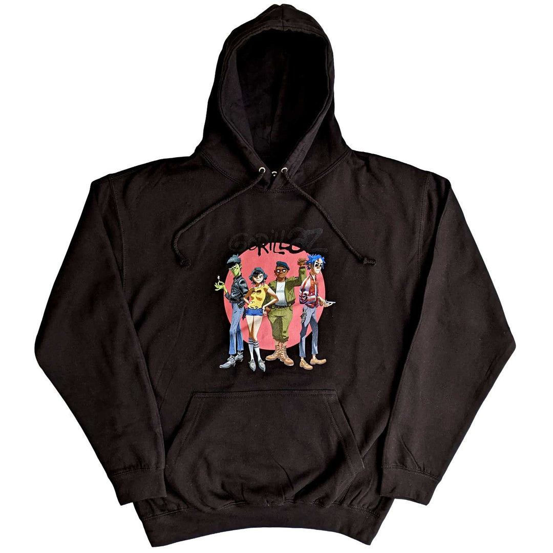 Group Circle Rise Unisex Pullover Hoodie | Gorillaz