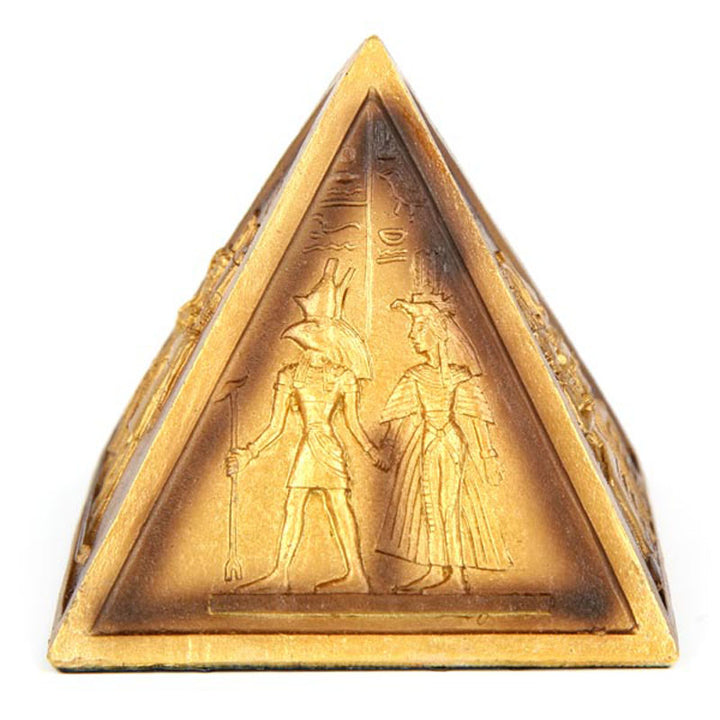 gold egyptian pyramid ornament