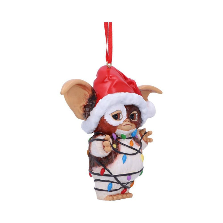 gremlins - gizmo in fairy lights hanging ornament