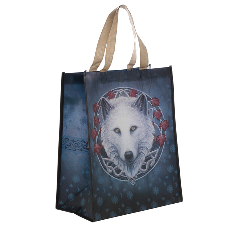 guardian of the fall reusable shopping bag by lisa parker