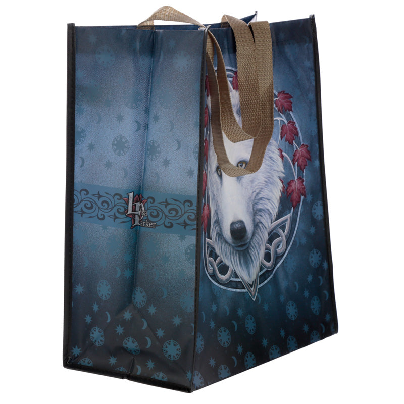 guardian of the fall reusable shopping bag by lisa parker