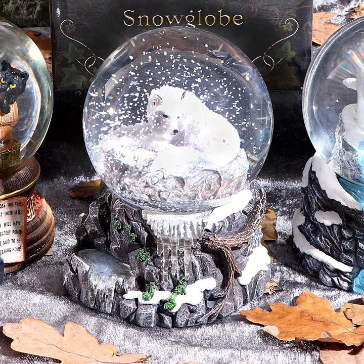 guardian of the north snowglobe by lisa parker