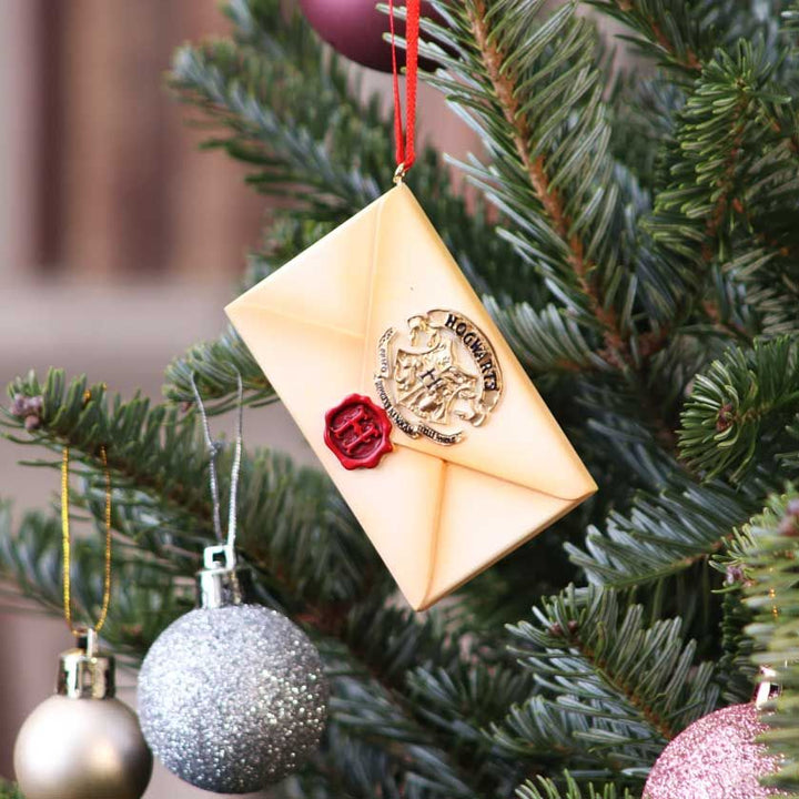 harry potter - hogwarts letter hanging ornament