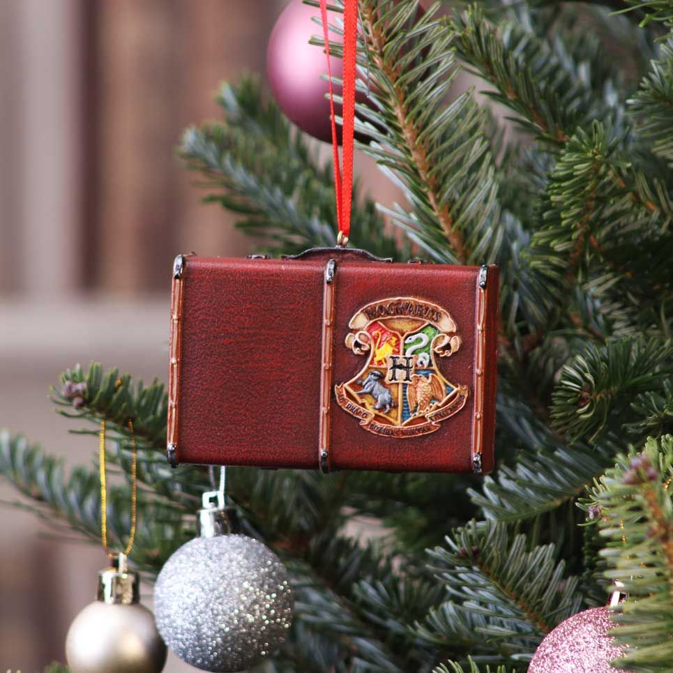 harry potter - hogwarts suitcase hanging ornament