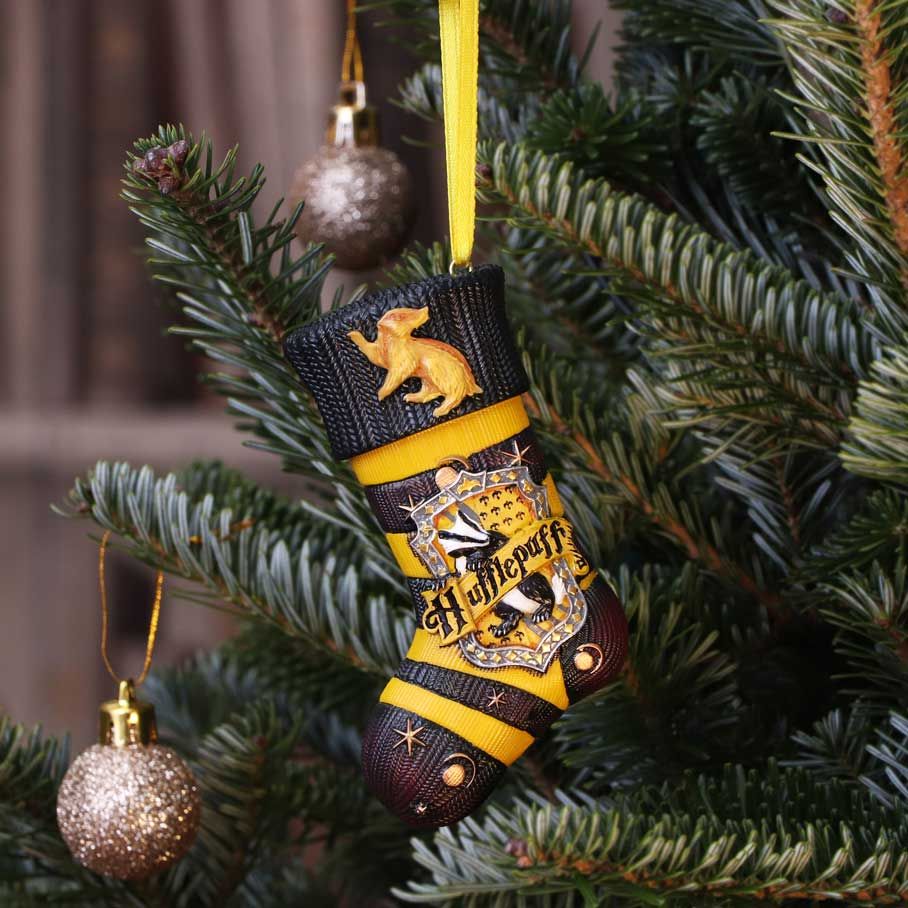 harry potter - hufflepuff stocking hanging ornament
