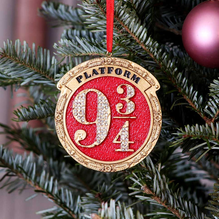 harry potter - platform 9 ¾ hanging ornament