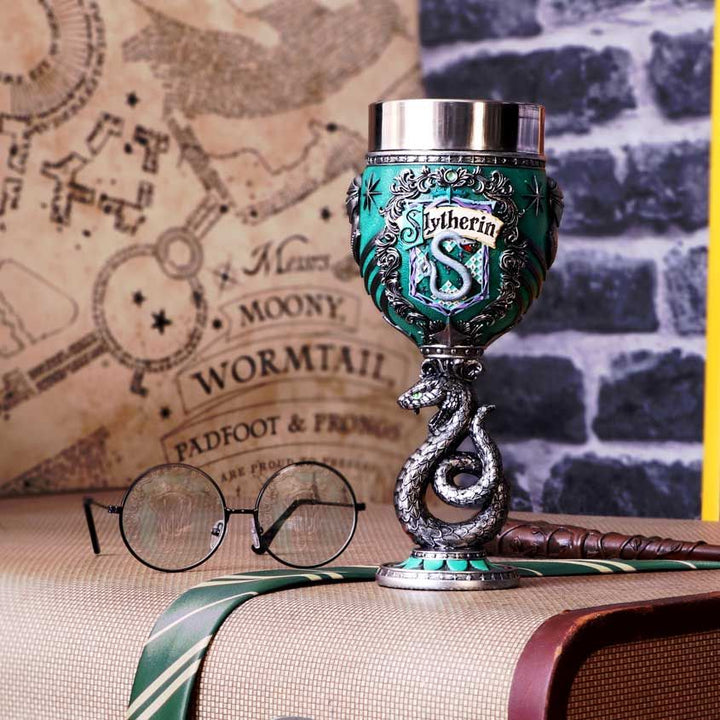 harry potter - slytherin collectible goblet