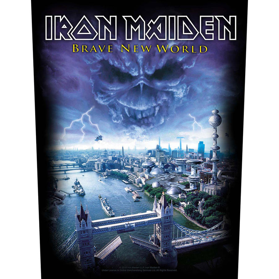 iron maiden - back patch (brave new world)