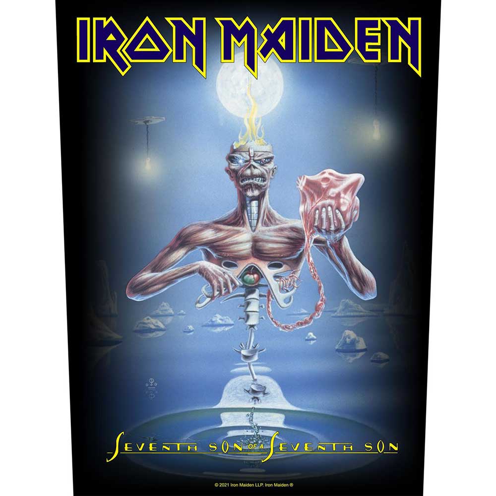 iron maiden - back patch (seventh son)