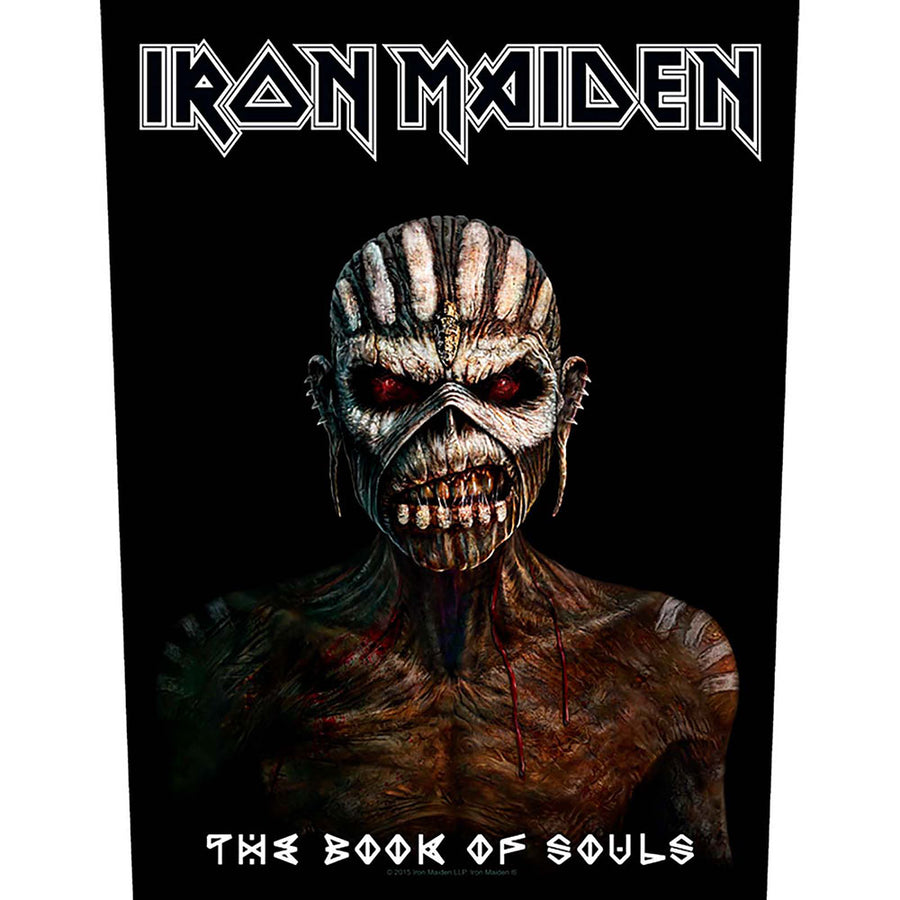 iron maiden - back patch (the book of souls)