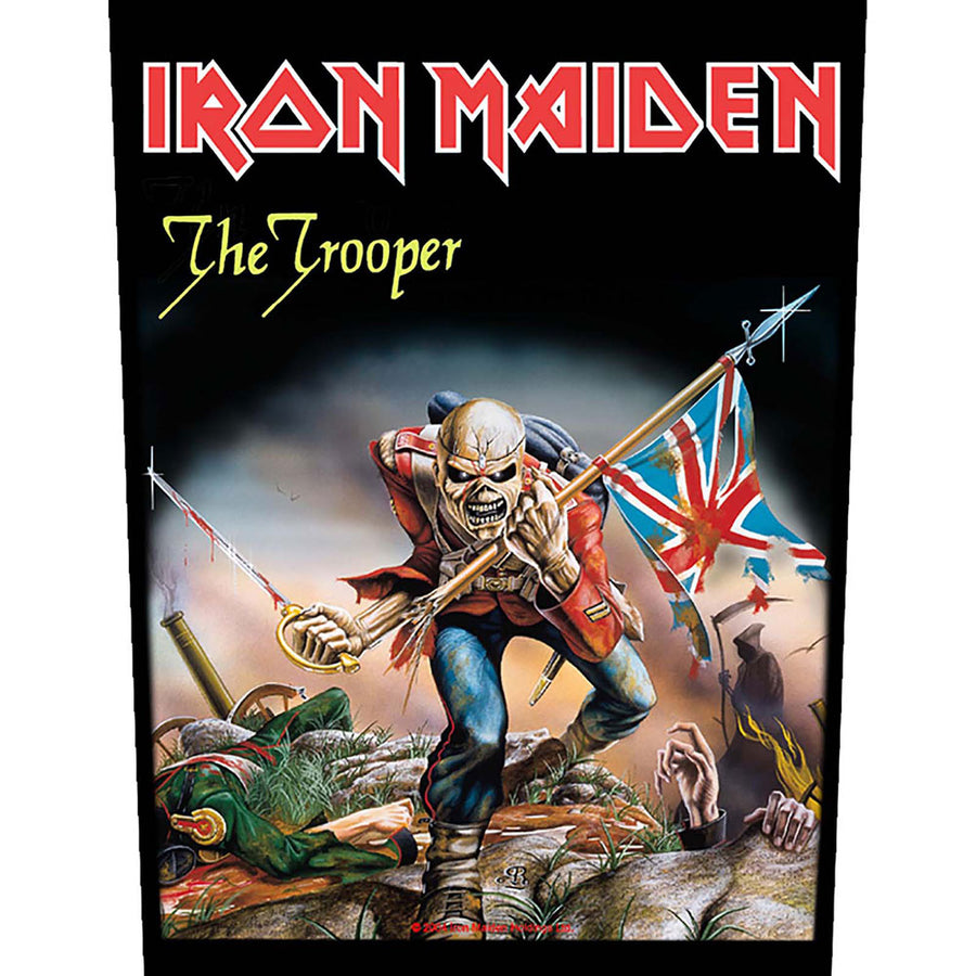 iron maiden - back patch (the trooper)