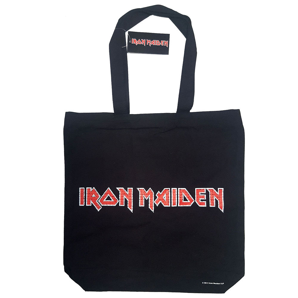 iron maiden - cotton tote bag (trooper - back print)