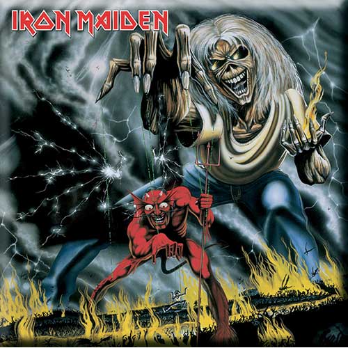 iron maiden - fridge magnet (numbers of the beast)