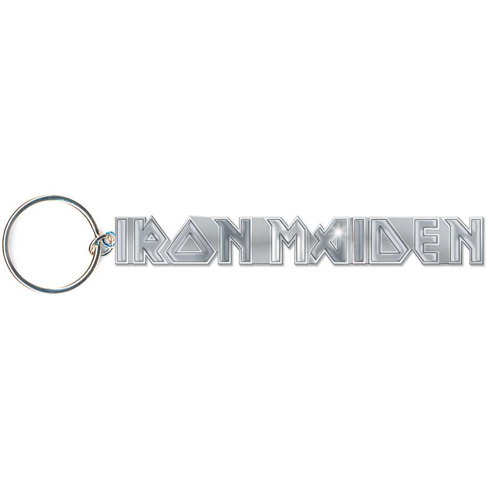 iron maiden - keychain (logo with no tails - die-cast relief)