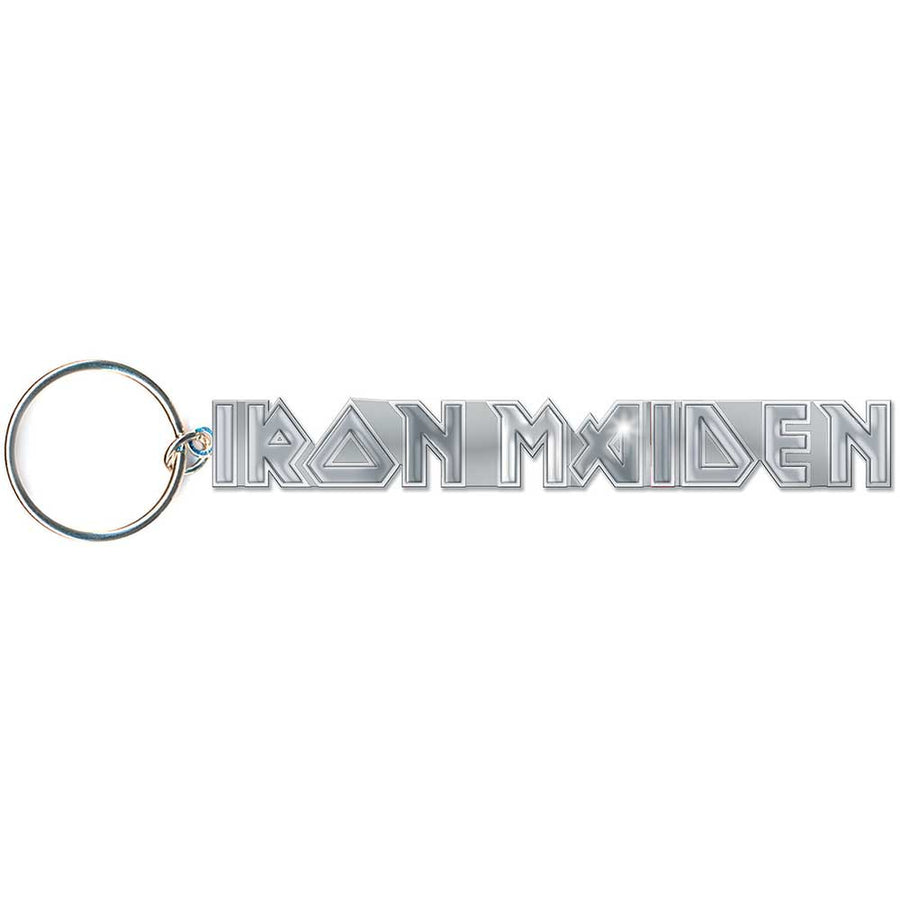 iron maiden - keychain (logo with no tails - die-cast relief)